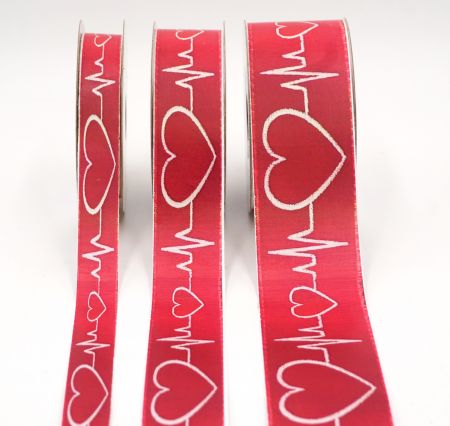 Valentinstags Herzschläge Jacquardband_AI-KN